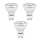 Kit 3 Lampadas Led Dicroica Mr16  Tdl 25 4w 4000k Taschibra