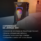 Kit 3 Lampadas Led Smart Inteligente Wi Fi Alexa Google 10w R