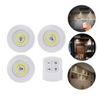 Kit 3 Lampadas Luminaria Led Controle Sem Fio Spot Remoto 15w