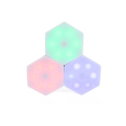 Kit 3 Lampadas Luminaria Led Sem Fio Rgb Touch De Encaixe