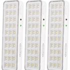 Kit 3 Lâmpadas Luminárias De Emergência 30 Leds 2w