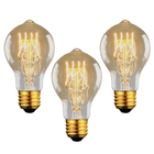 Kit 3 Lâmpadas Retro Vintage A19 Filamento Carbono 220v
