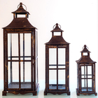 Kit 3 Lanternas Marroquina Envelhecida Grande