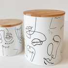 Kit 3 Latas Média E Grande Porta Mantimento Hermético Pote De