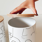 Kit 3 Latas Média E Grande Porta Mantimento Hermético Pote De