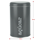 Kit 3 Latas Metal Porta Mantimentos Biscoito, Café E  Açúcar