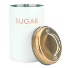 Kit 3 Latas Potes De Metal Minimalista Café Açúcar Biscoito C