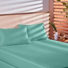 Kit 3 Lençóis Cama Queen Malha 100% Algodão Com Elástico Fio