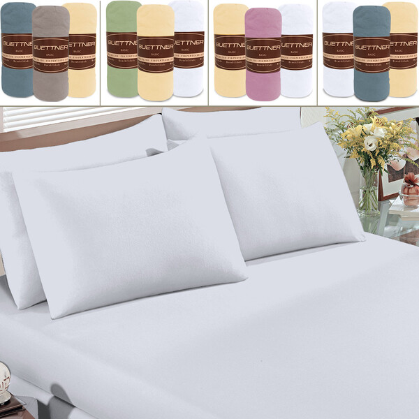 Kit 3 Lençol Solteiro Avulso De Malha 100 Algodão Buettner