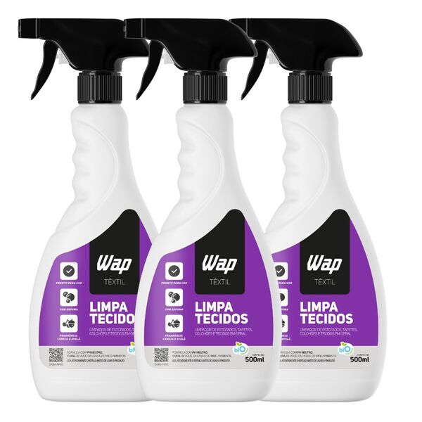 Kit 3 Limpa Tecidos Limpezas Rápida Poeira Tecidos Delicados