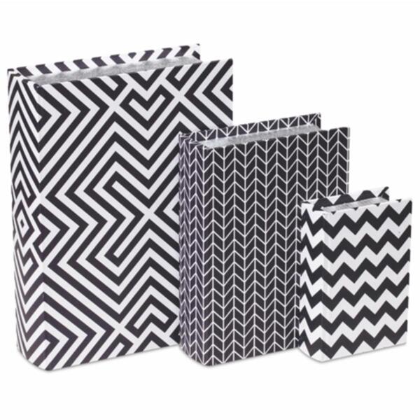 Kit 3 Livros Caixa Estampados Pb - Mart