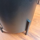 Kit 3 Lixeira Preta Banheiro Cozinha Level 6 Litros - Édecasa