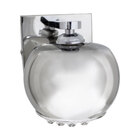 kit 3 Luminária Arandela Cristal K9 Cuba Cromada + 3 Led 5w 3