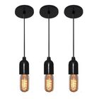 Kit/3 Luminária Lustre Retro Md-4149 Suporte Para Lâmpada / N