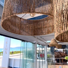 Kit 3 Luminária Rústica Artesanal Loja Lustre Pendente Boho F