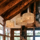 Kit 3 Luminária Rústica Artesanal Loja Lustre Pendente Boho F