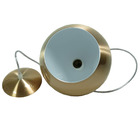 Kit 3 Luminárias Pendente Bola Pequena Cobre