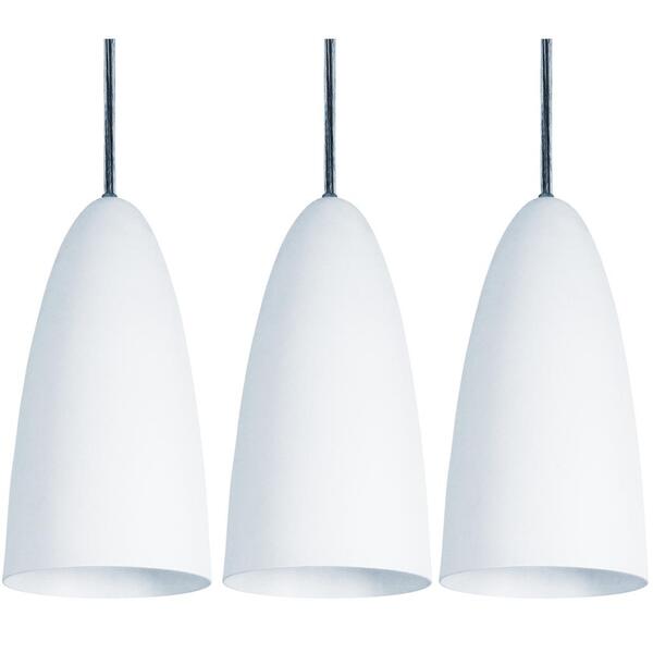 Kit 3 Luminárias Pendente Branco Fosco Quarto Sala Cozinha