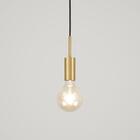 Kit 3 Luminárias Pendente Infinite Dourado Sala Cozinha