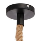 Kit 3 Lustre Pendente Bravalumi Corda Rustic E27 Bivolt