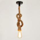 Kit 3 Lustre Pendente Bravalumi Corda Rustic E27 Bivolt