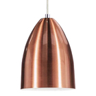 Kit 3 Lustre Pendente Luminária Cone De Alumínio New Cobre