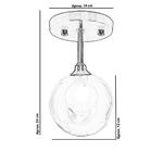 Kit 3 Lustre Plafon Harmony Branco 23x14 Cm