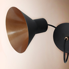 Kit 3 Lustres Pendentes Tenesse De Alumínio Preto Com Cobre