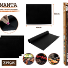 Kit 3 Manta Teflon Grill Assar Churrasqueira Tapete Antiadere