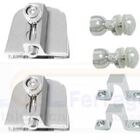 Kit 3 Metal Para Instalação De Janelas De Correr 4 Folhas Cro