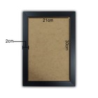 Kit 3 Molduras Quadro Certificado Diploma A4 Com Fundo Mdf -