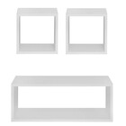 Kit 3 Nichos Decorativos Para Quarto Sala Banheiro Em Mdf Bra