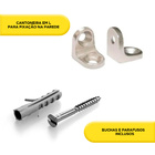 Kit 3 Nichos Decorativos Parede Lis Quadrado Em Mdf Preto - D