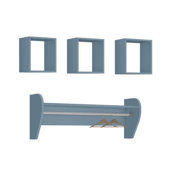 Kit 3 Nichos E Prateleira Juju - Reller Móveis