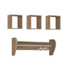 Kit 3 Nichos E Prateleira Juju - Reller Móveis