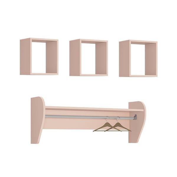 Kit 3 Nichos E Prateleira Juju - Reller Móveis