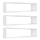 Kit 3 Nichos Testoni Decor Retangulares 60x15x15cm