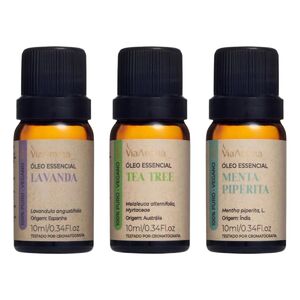 Kit 3 Óleos Essenciais Aromatizadores De Ambiente 10ml - Wp Connect ...