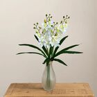 Kit 3 Orquídeas Artificial Dançante Com Toque Natural E Elega