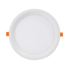 Kit 3 Painel De Led Redondo Embutir Recuado 18w Bivolt Taschi