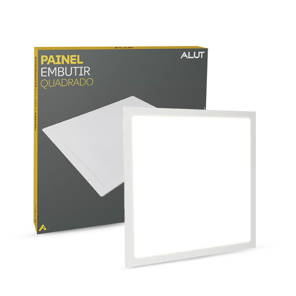 Kit 3 Painel Led Plafon Easy 25w 6500k Branco Frio Bivolt Emb