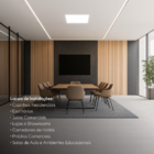 Kit 3 Painel Led Plafon Easy 25w 6500k Branco Frio Bivolt Emb