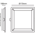 Kit 3 Painel Plafon Led Embutir Recuado 18w Branco Neutro 400