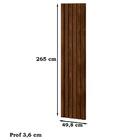 Kit 3 Painel Ripado Placa Projetta 265x50 Cm Mbl