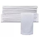 Kit 3 Pano De Chão Branco Alvejado P/ Limpeza Uso Geral