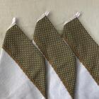 Kit 3 Panos De Prato Com Pendurador Poá Caramelo Casa Paloma