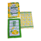 Kit 3 Panos Prato Copa 100 Algodão 45x65 Dohler Cacto