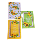 Kit 3 Panos Prato Copa 100 Algodão 45x65 Dohler Girassol