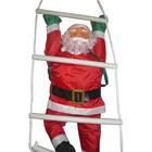 Kit 3 Papai Noel Na Escada E Pisca Pisca Estrela Natal Decora