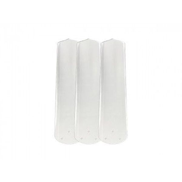 Kit 3 Pás De Ventilador Teto Lumi Acrílico Transparente M3 Lo